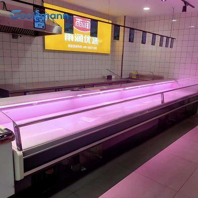 یخچال فریزر 570 لیتری صفحه نمایش گوشت مستقل 0 - 5 ℃ ویترین