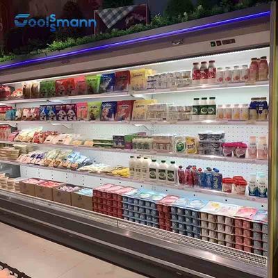 نمایشگر سبزیجات با لایه های قابل تنظیم سوپرمارکت چیلر باز 800 لیتری